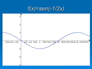 f(x)=sen(-1/2x) 