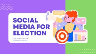 SOCIAL
MEDIA FOR
ELECTION
ELECTION CAMPAIGN
COMPANY IN JAIPUR
 