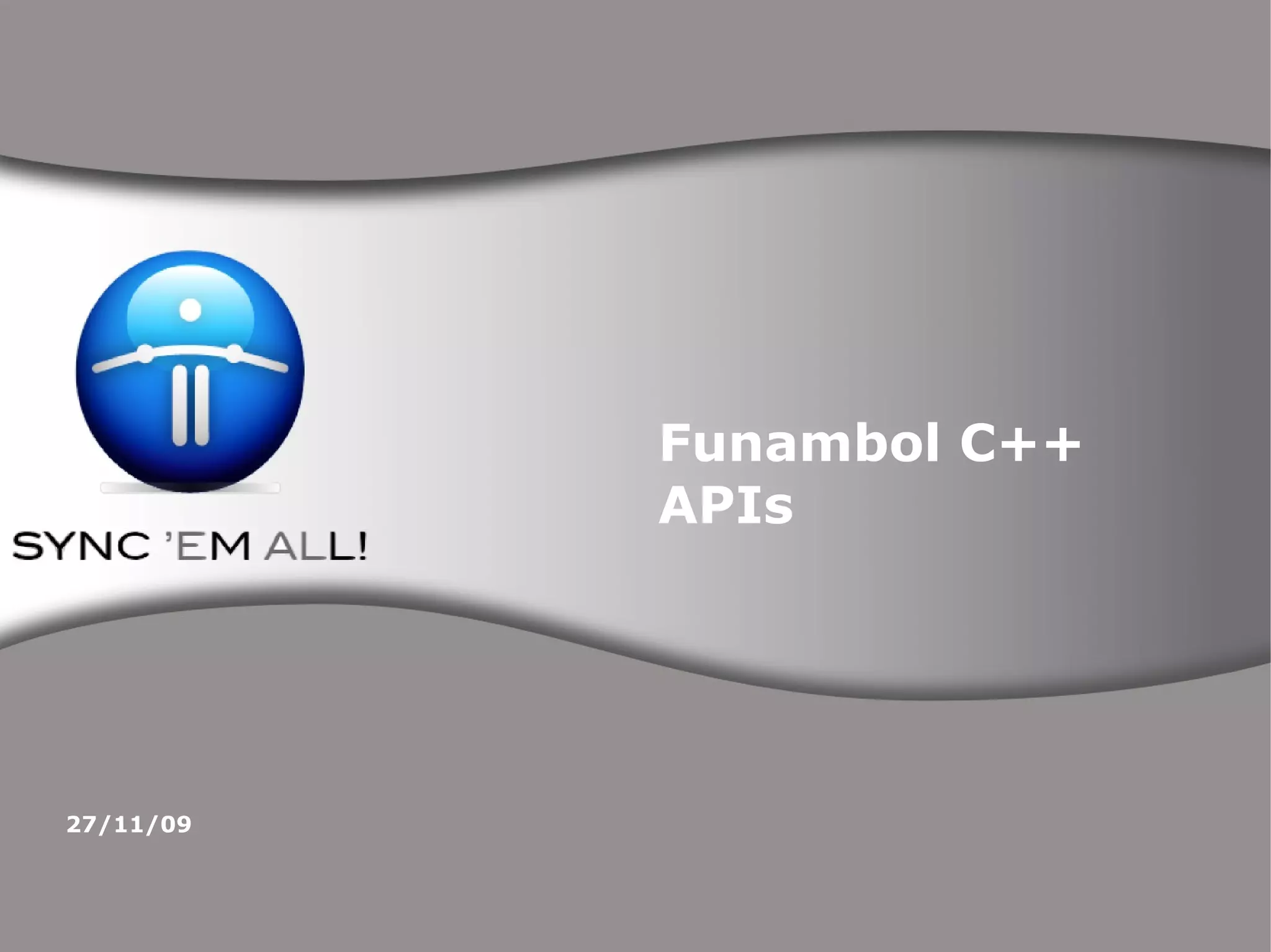 Funambol C++ APIs  