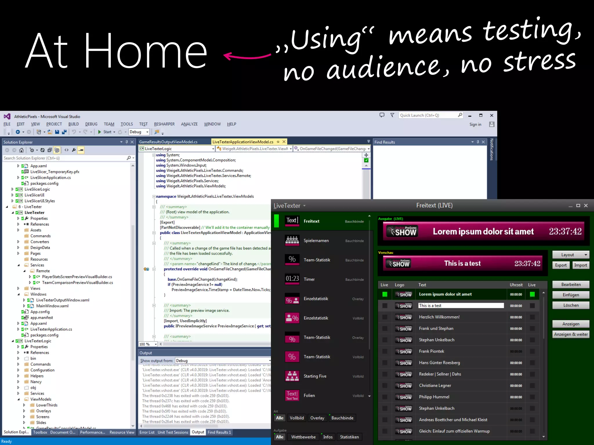 At Home
Photo credit: Ritchy Ohm
 