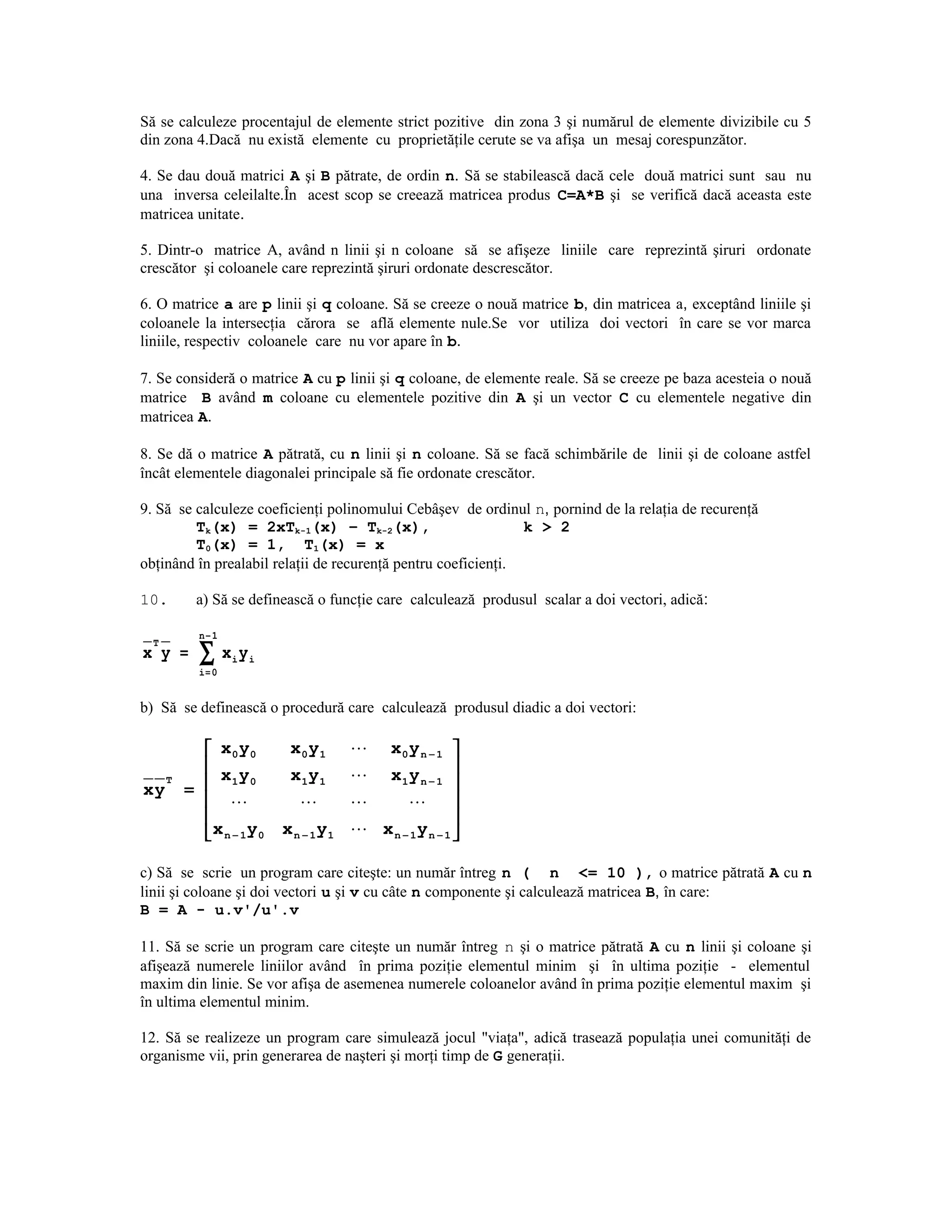 Functii, tablouri si pointeri in c si c++ | DOC