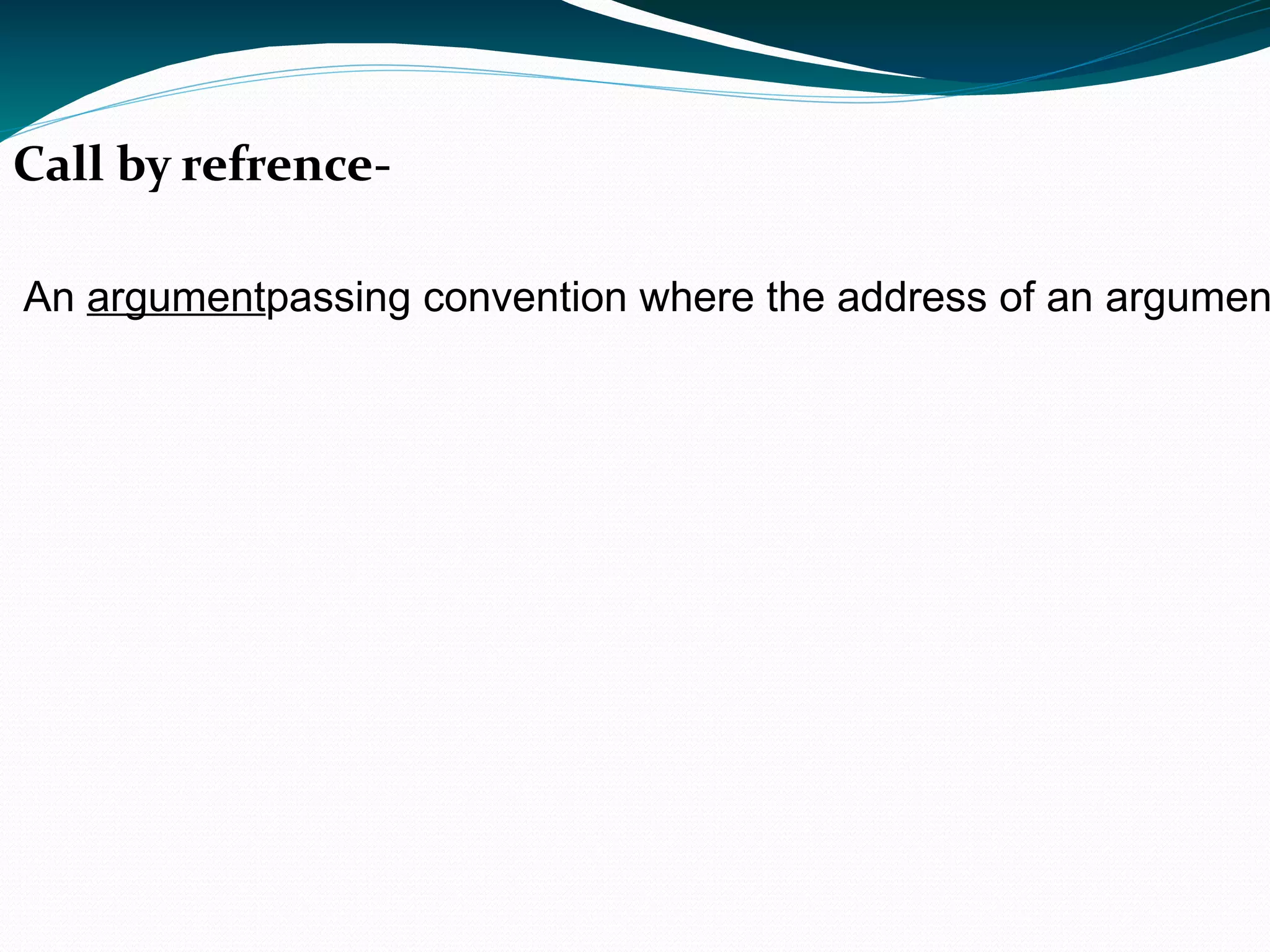 it tells it how many parameters there are. 