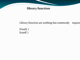 User define function 