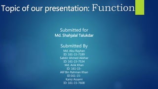 math function | PPTX