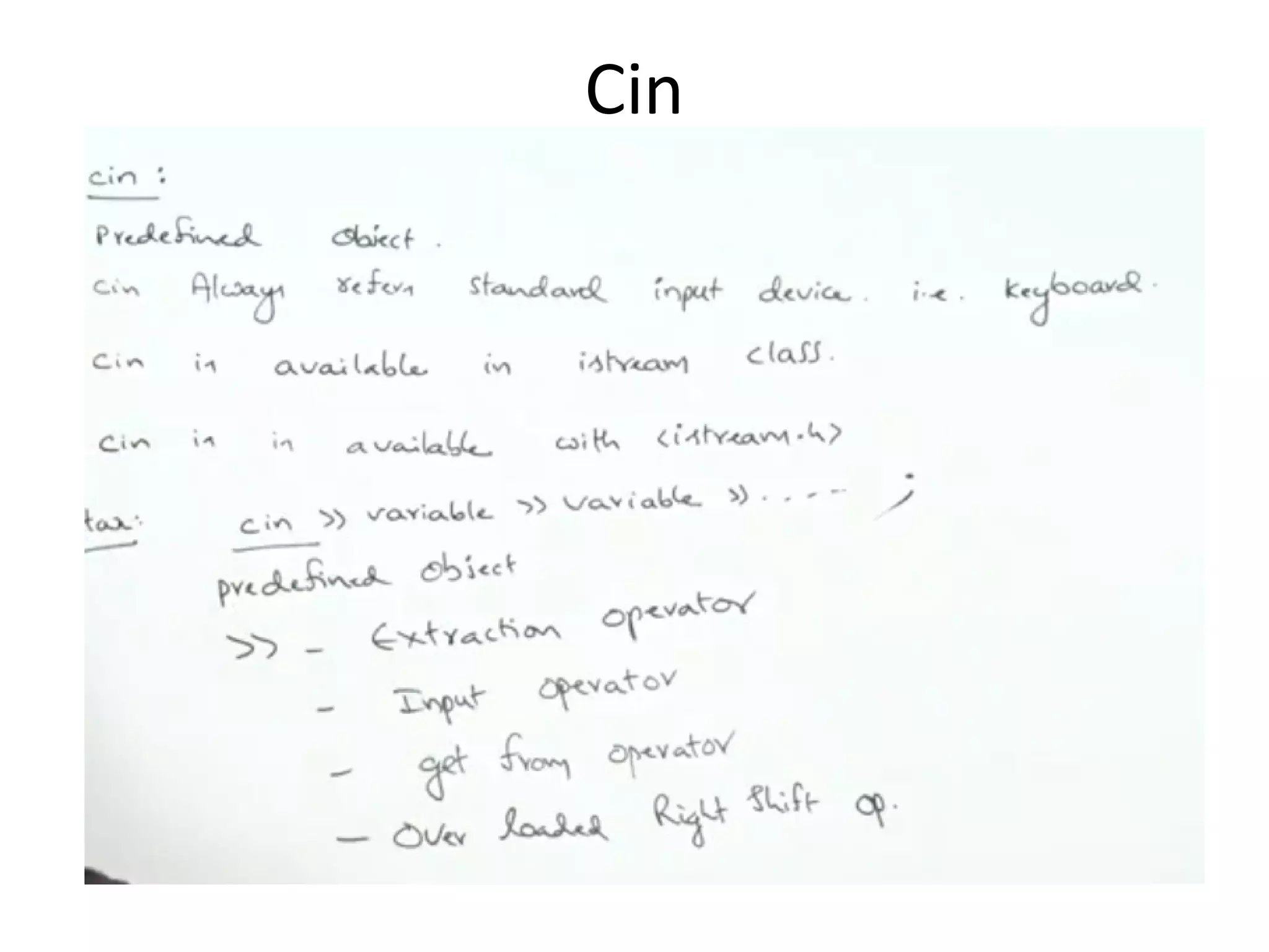 Cin
 