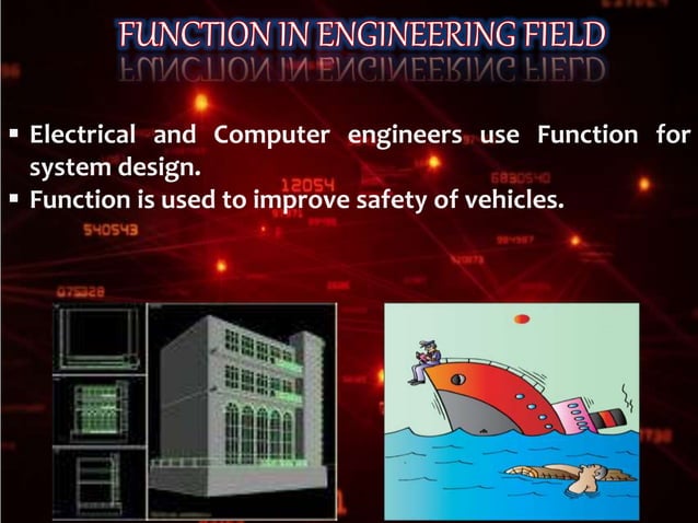 Real life application of Function. | PPTX | Physics | Science