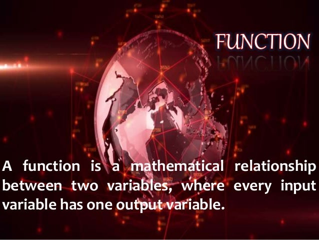 Real Life Application Of Function 