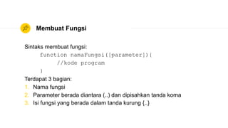 Function dalam PHP | PPTX