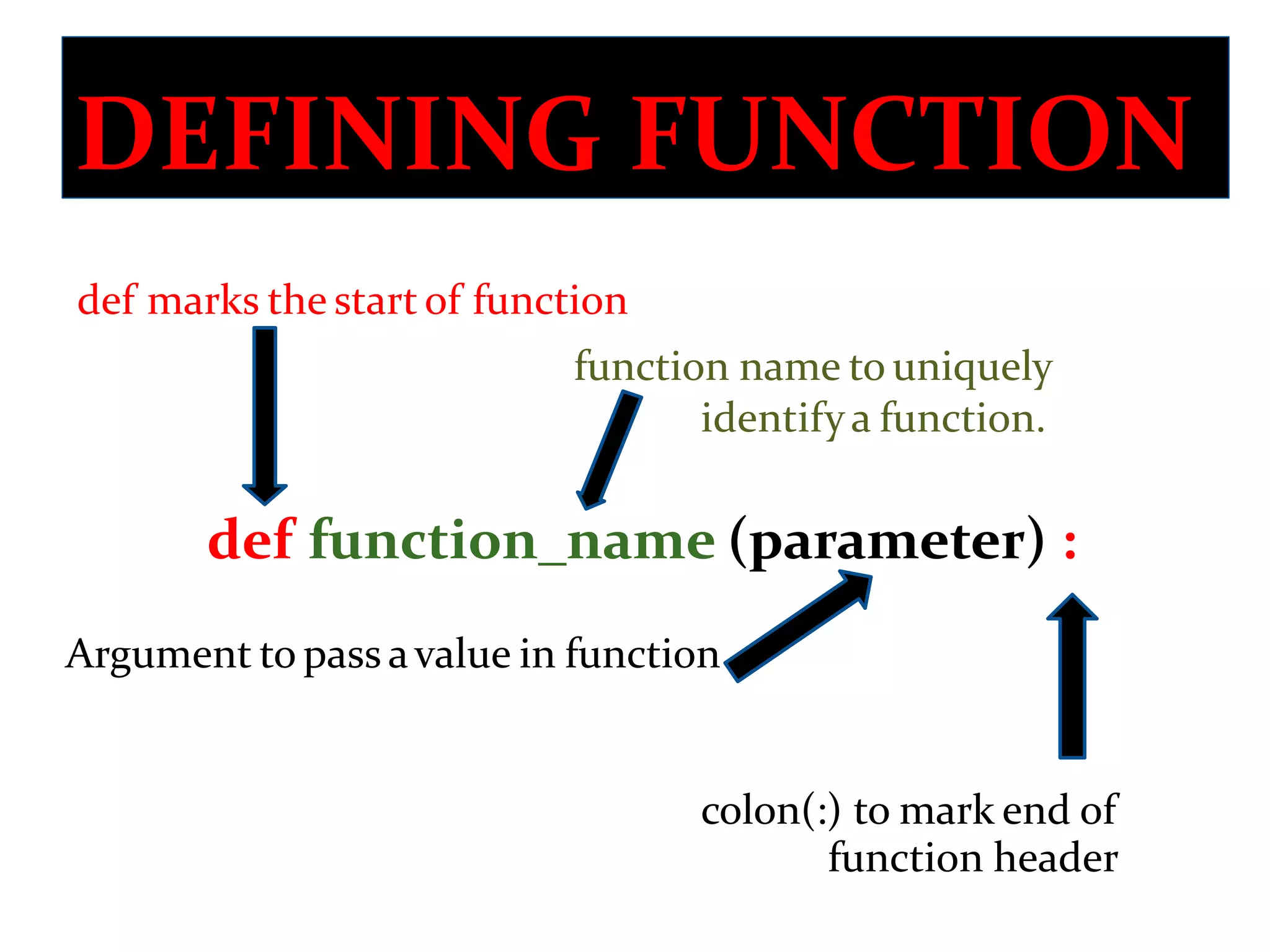 Function in Python | PDF