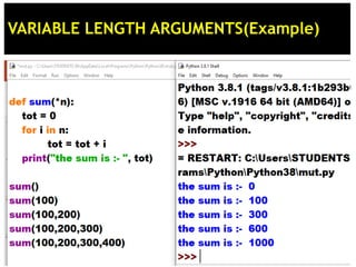 Function in Python | PPT
