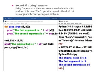 Function in Python | PPT