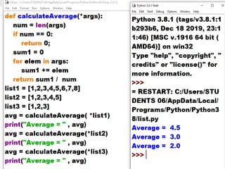 Function in Python | PDF