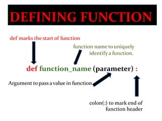 Function in Python | PDF