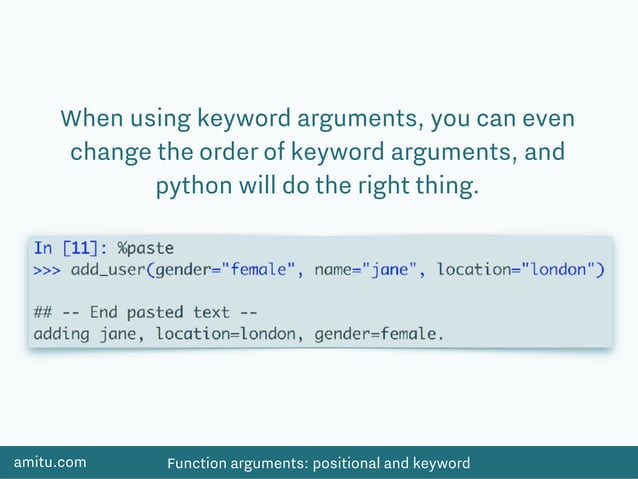 Function arguments In Python | PDF