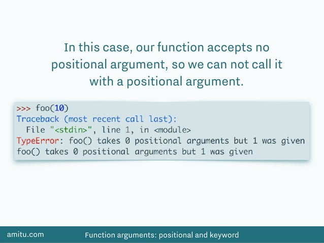 Function arguments In Python | PDF