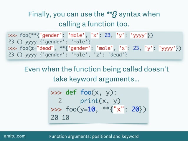 Function arguments In Python | PDF