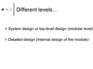 Function oriented design | PPT