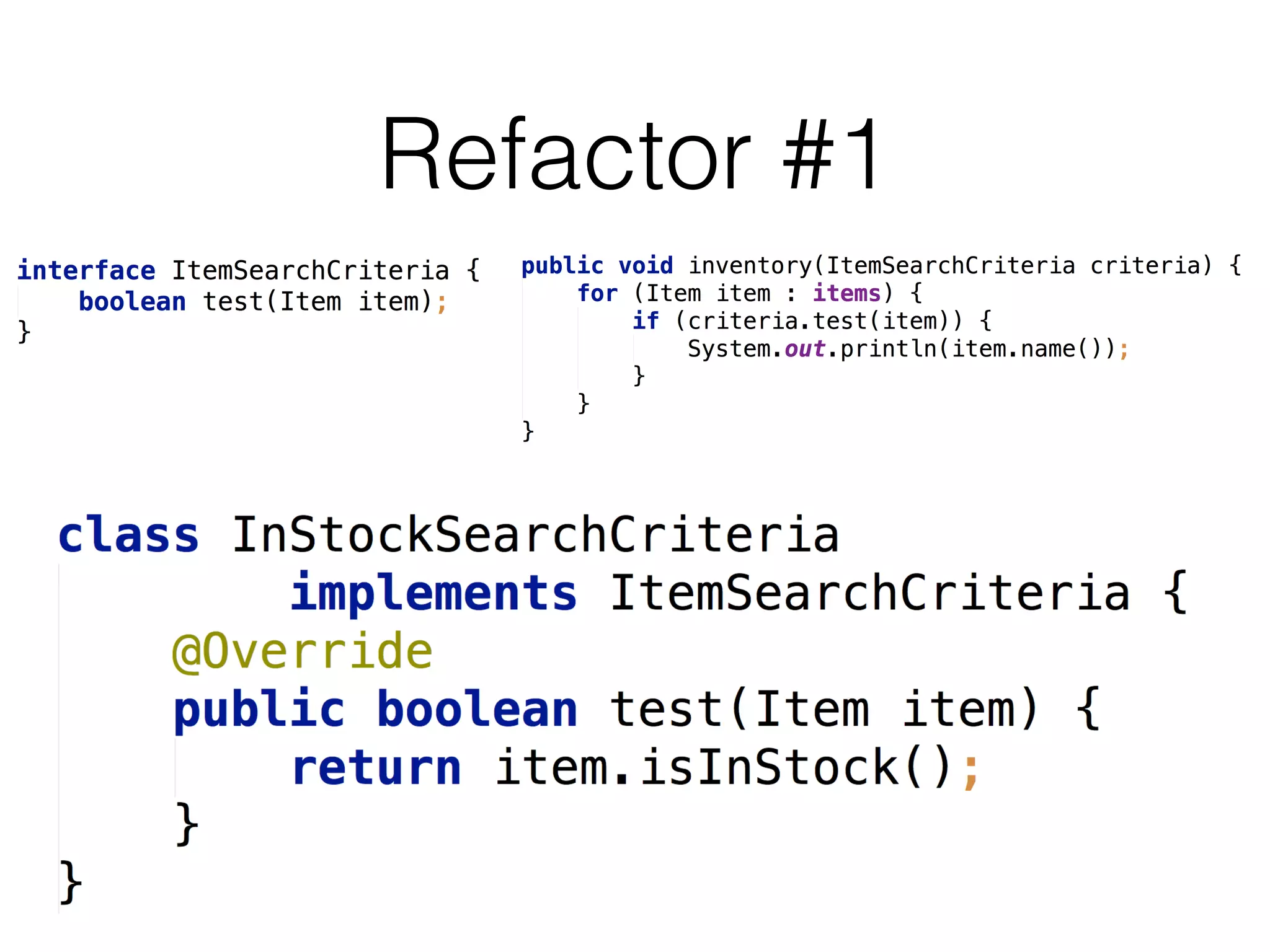 Refactor #1

 
