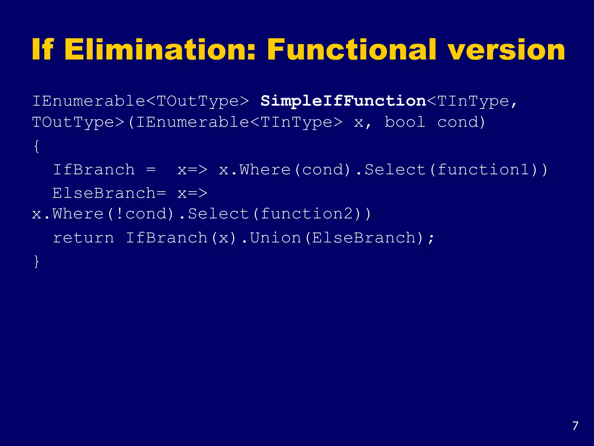 Functional Programming in C# | PDF