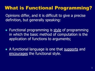 Functional Programming in C# | PPT