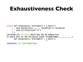 Exhaustiveness Check
 