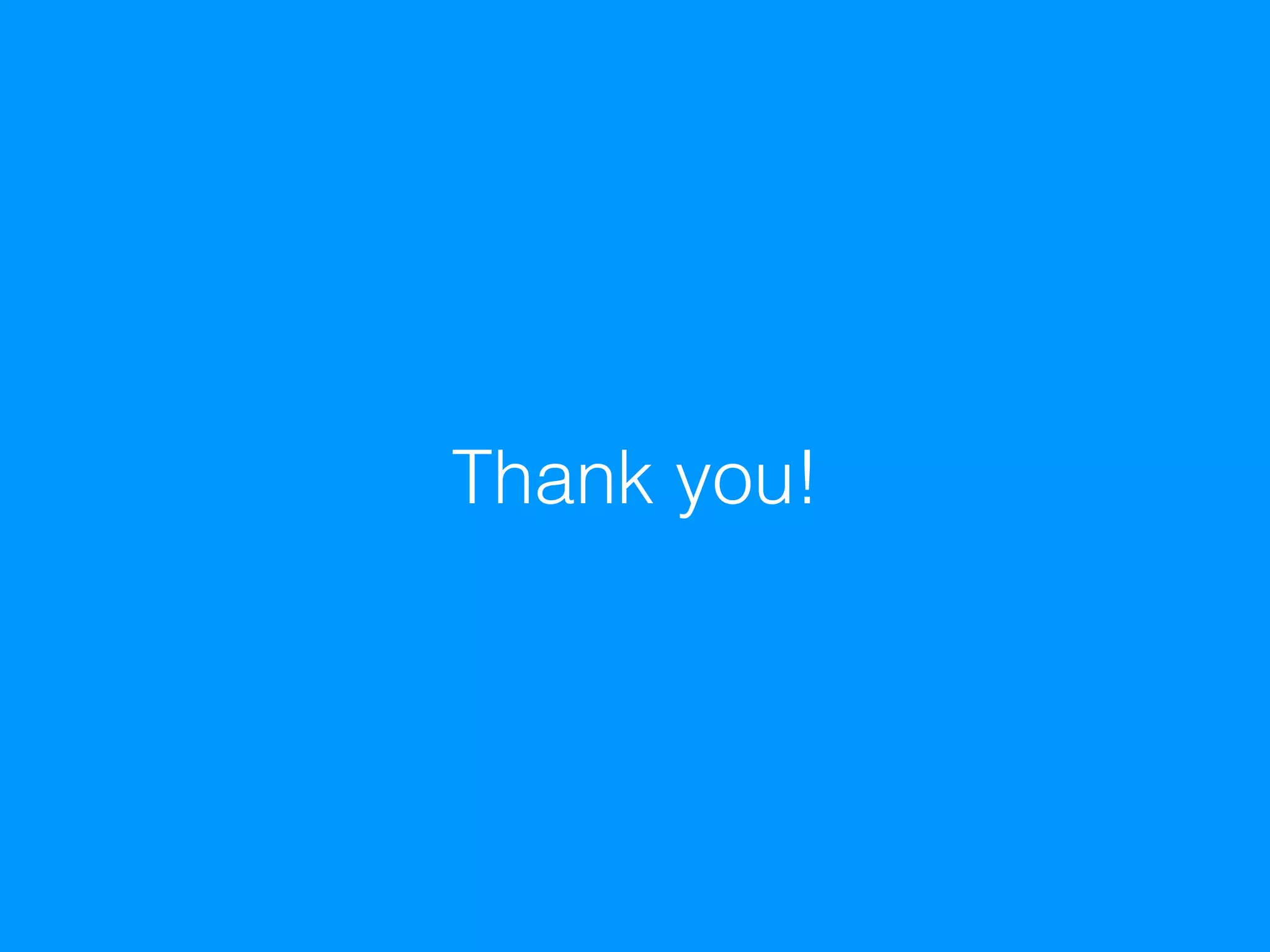 Thank you! 