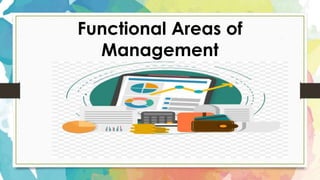 Functional Areas of
Management
 