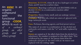 R Coo R FUNCTIONAL-GROUP, GENERAL CHEMISTRY 1. pptx | PPTX
