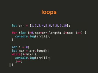loops
 