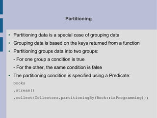 Functional programming with streams | PPT