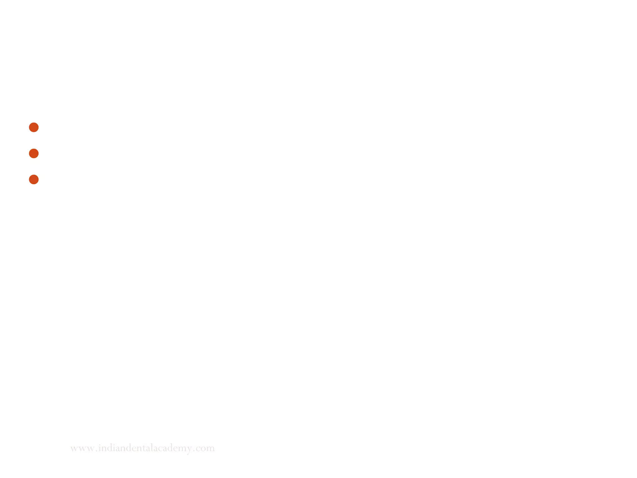 2)Registration of the postural rest position of the mandible
 Direct intra oral method.
Direct extra oral methods.
 Indirect extra oral method.
www.indiandentalacademy.com
 