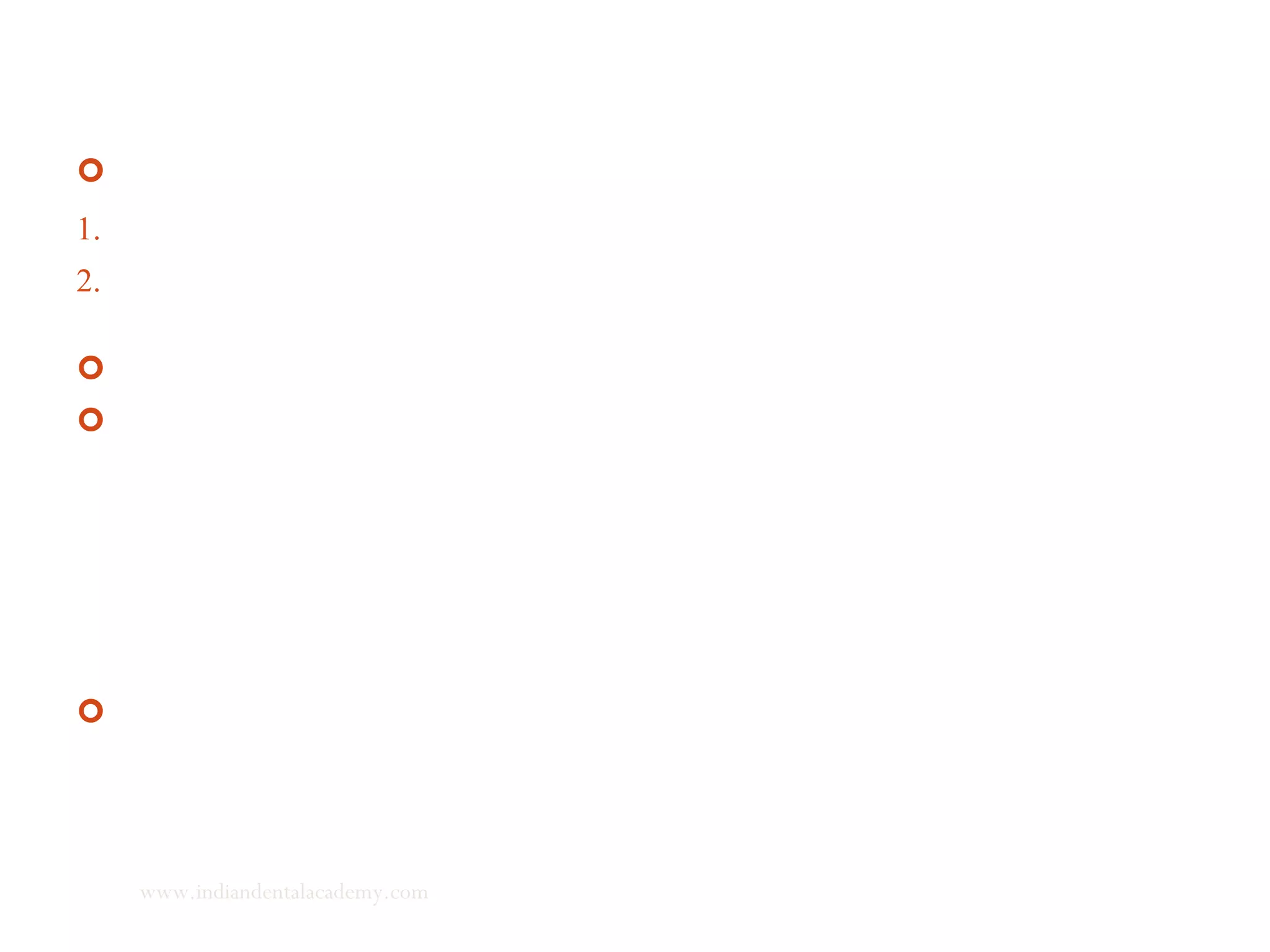 3.Gonial angle
 Shows –
1. Form of the md.
2. Direction of mandibular growth - where functional appliance
indicated.
 Small lower gonial angle -horizontal grower – favorable
 Large lower gonial angle-vertical grower - unfavorable if growth is
considered during appliance fabrication, then it can be used as
initial therapy but finally – surgery
9yr – gonial angle 125.5º Lr gonial angle - 69.5º- hor
133.4º 78.3º-ver
 Decreases 2.89º-horizontal growth
2.42º-vertical growth
www.indiandentalacademy.com
 
