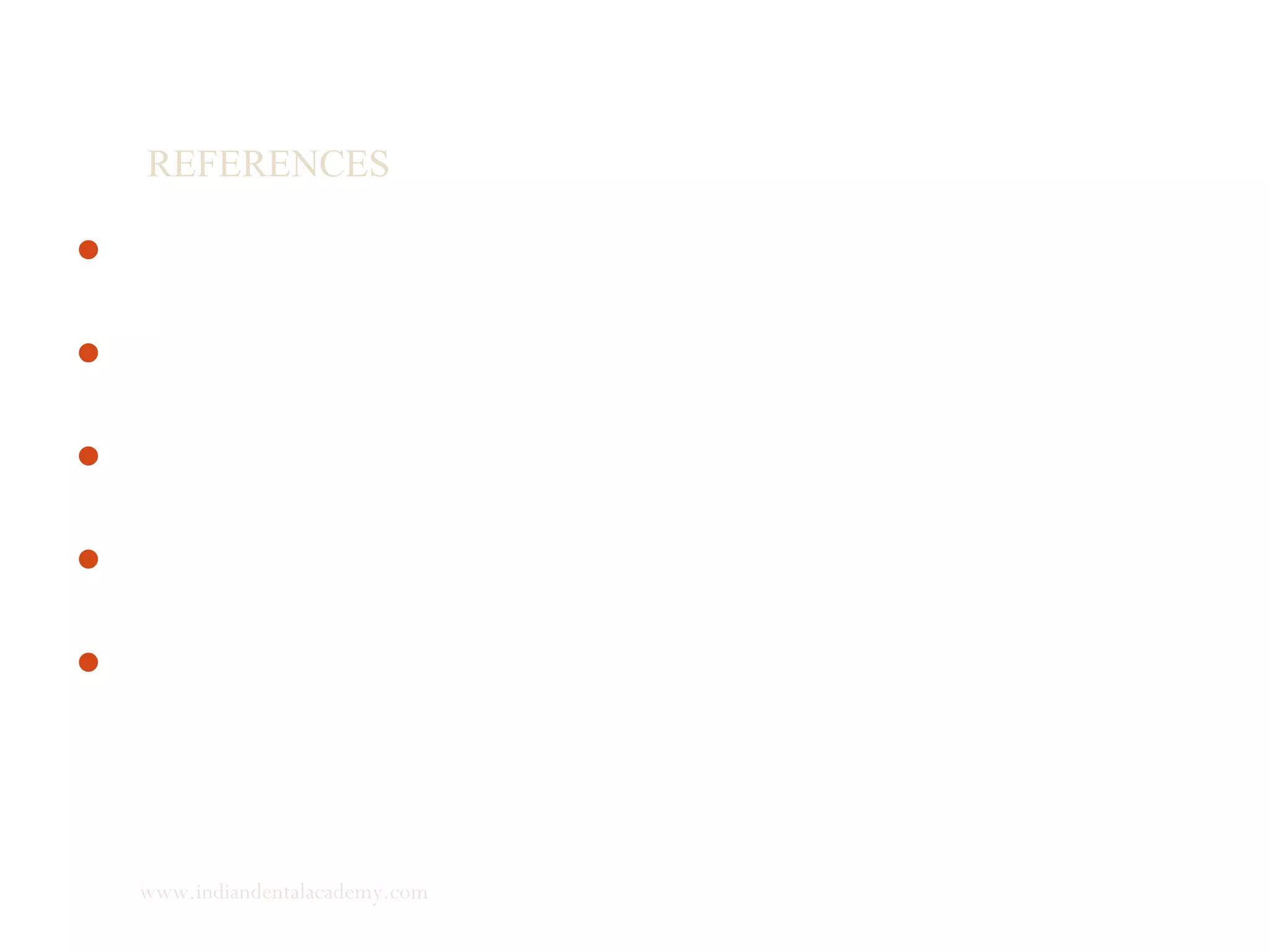 REFERENCES
DENTOFACIAL ORTHOPEDICS WITH FUNCTIOBNAL
APPLIANCE - GRABER AND PETROVIC
CURRENT PRNCIPLES AND TECHNIQUES
GRABBER ,VANARSDALL AND VIGG
TWINBLOCK FUNCTIONAL APPLIANCE THERAPY –
WILLIAM.J.CLARK
CONTEMPORARY ORTHODONTICS – WILLIAM.R
PROFFIT
REMOVABLE ORTHODONTIC APPLIANCES – GRABER
AND NEWMANN
www.indiandentalacademy.com
 