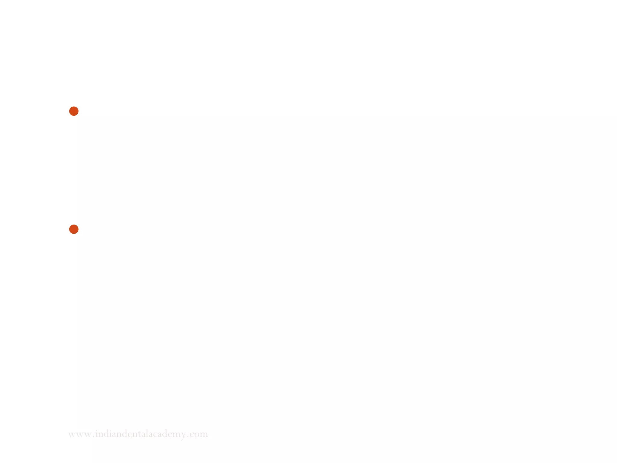 The earlier commencement of chondroblastic hypertrophy and
the subsequent decrease in the prechondroblastic division-
restraining signal are important intermediary steps in growth
stimulating effects of class II elastics, mandibular hyperpropulsar
etc.
The acceleration of the chondroblastic maturation rate is
similarly an intermediary step for the growth rate –stimulating
effect of thyroxine. (Stutzmann, Petrovic, 1975, 1979)
www.indiandentalacademy.com
 