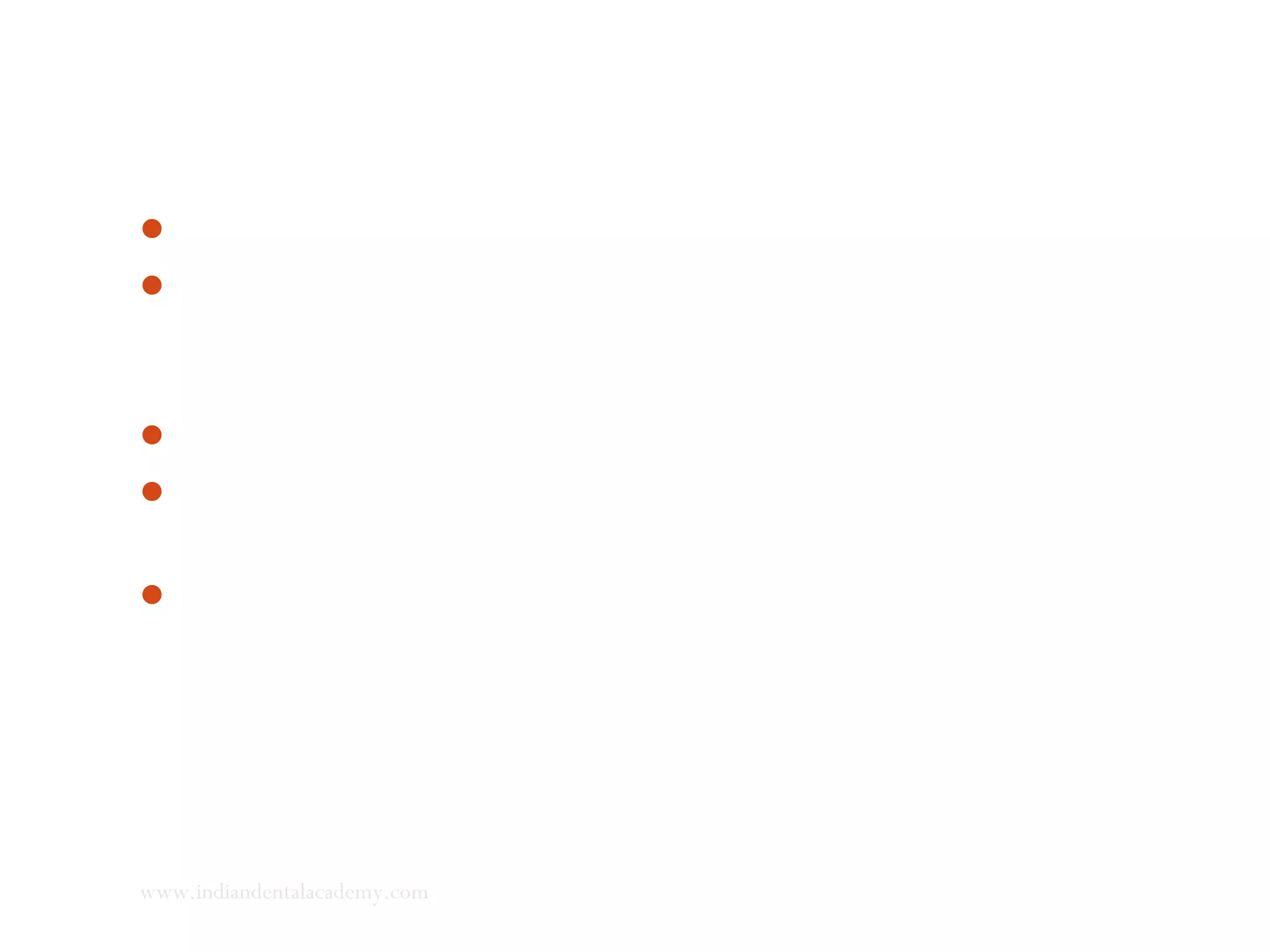 Increase in length of maxilla
Is caused by growth at the premaxillomaxillary and
maxillopalatine sutures and by subperiosteal deposition of bone
in the anterior region.
Increase in width of maxilla
Is due to growth at the mid palatal suture and bone deposition
along lateral areas of alveolar ridge.
Mid palatal suture - secondary cartilage.
www.indiandentalacademy.com
 