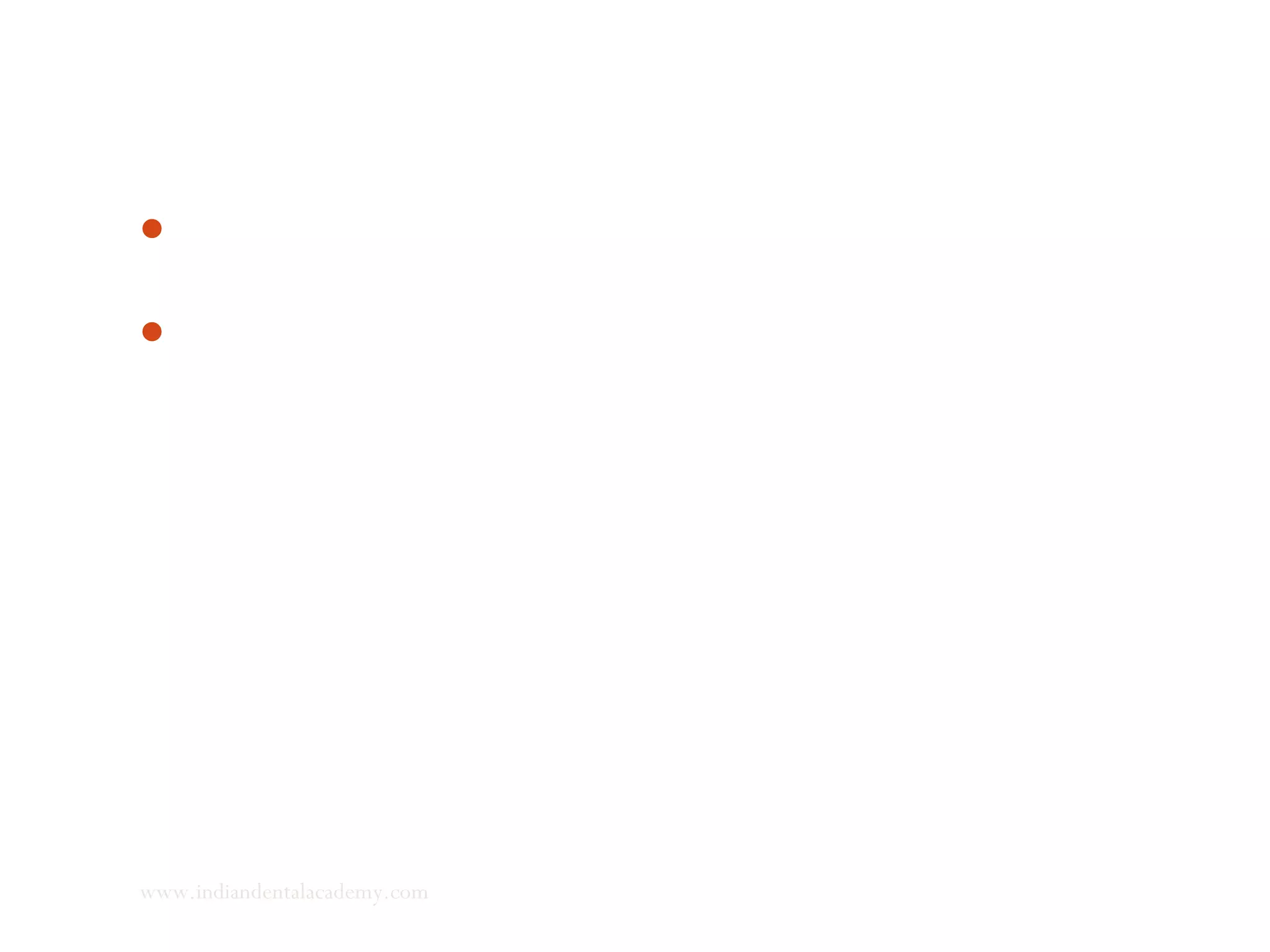 According to Symons, in mammalian embryo, the condylar
cartilage develops independently of the chondrocranium.
The response of the condylar cartilage growth to local factors
may explain the extraordinary success of the phylogenetically
new mammalian joint between the skull and the lower jaw.
www.indiandentalacademy.com
 