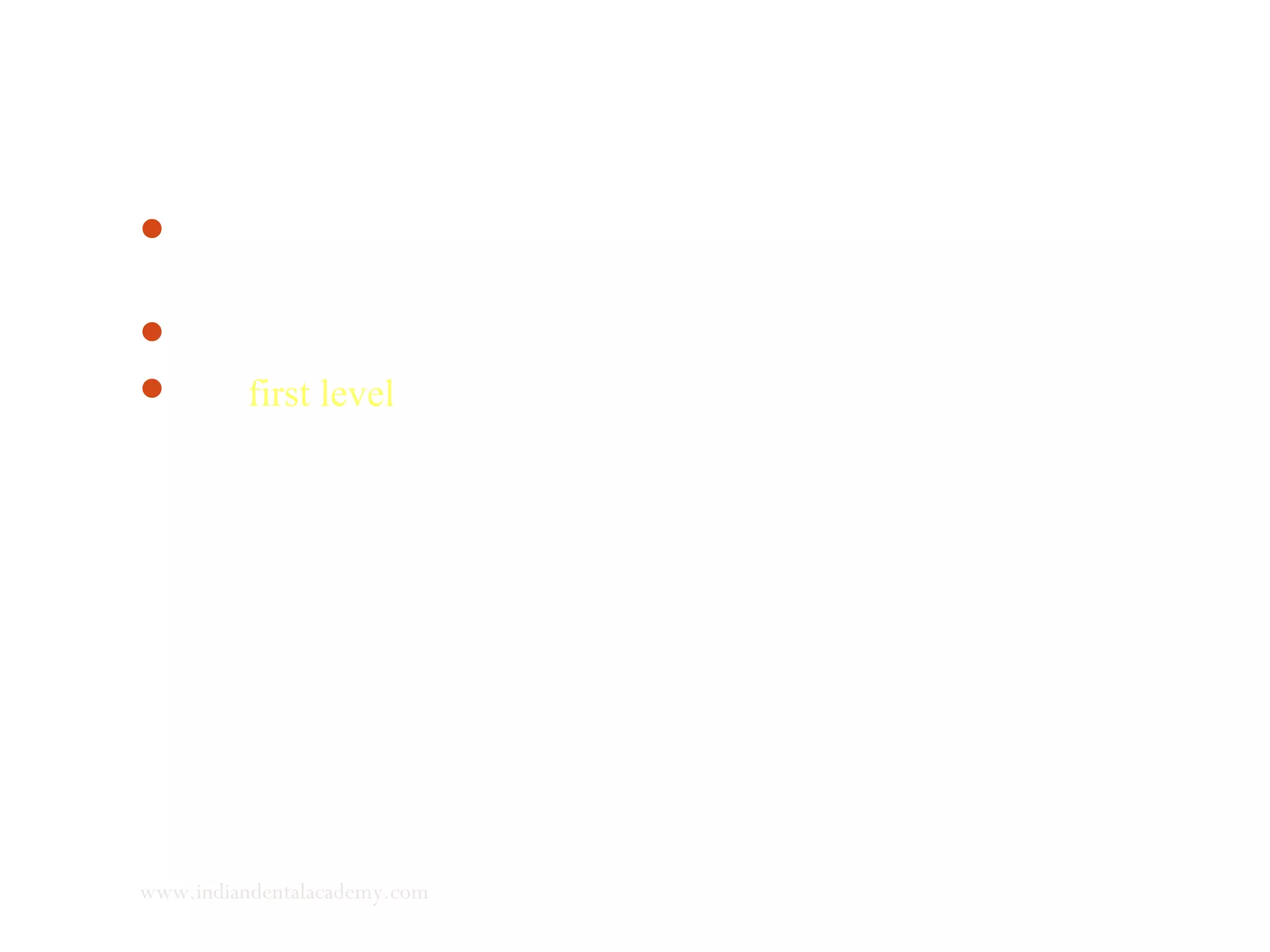 It is a morphogeneticic classification of human facial
development.
By Lavergne and Petrovic (1983).
The first level, based on the quantitative determination of the
difference between maxillary and mandibular sagittal growth,
has three main branches.
www.indiandentalacademy.com
 