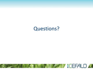 Questions?
 