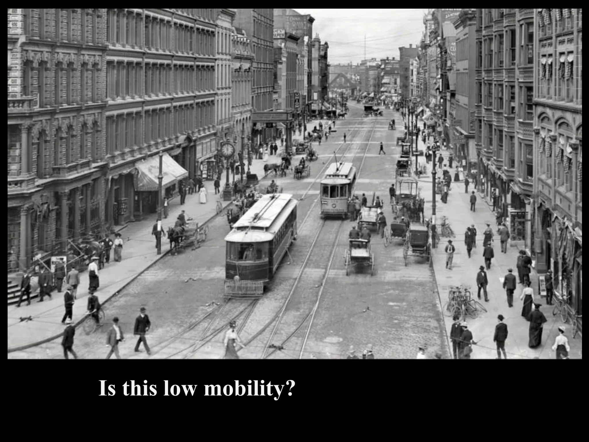 Is this low mobility? —or just low speed?
 