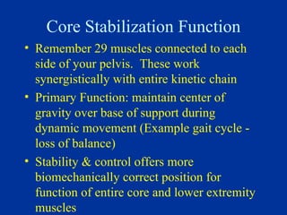 Core Stabilization Tac Functional core stabilization | PPT