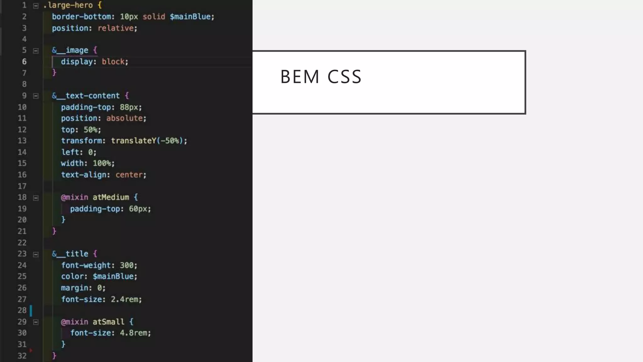 BEM CSS
 