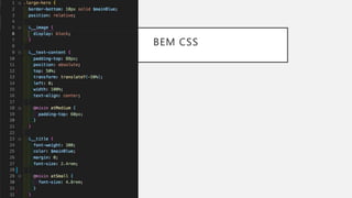 BEM CSS
 