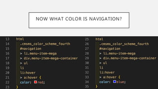 NOW WHAT COLOR IS NAVIGATION?
 
