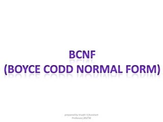 prepared by Visakh V,Assistant
Professor,LBSITW
 