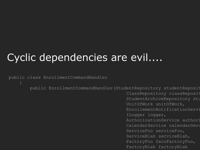 Functional Dependency Injection in C# | PPTX