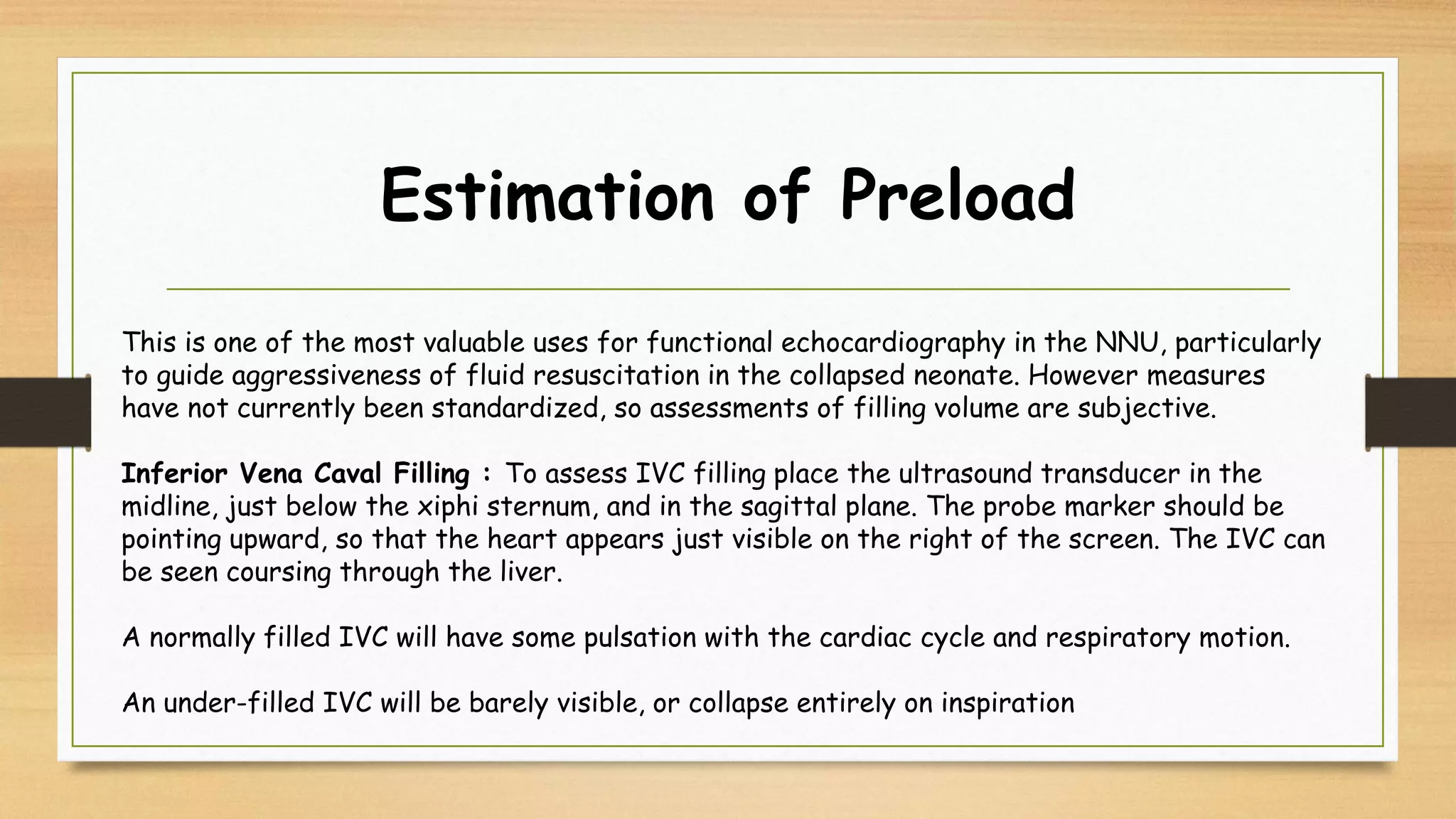 Functional echocardiography ppt nov 2020 | PDF