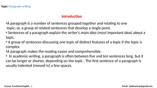 Functional English-Paragraph Writing.pptx