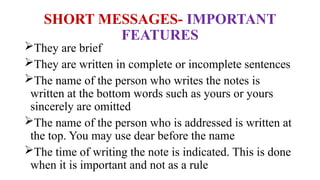 Functional English - Short messages.pptx