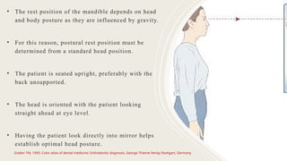 Comprehensive Functional Examination in Orthodontics: Postural Rest ...