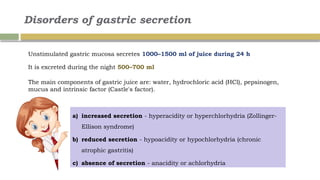 Hyperchlorhydria Functional examination of the digestive system (2).pptx